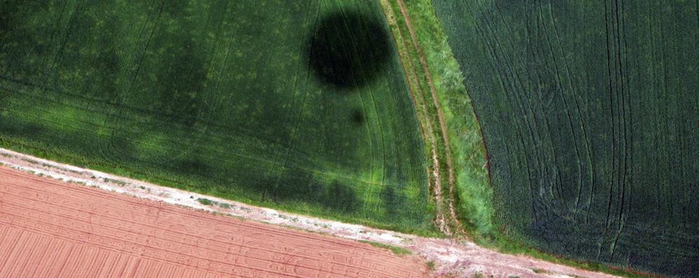 Non è un quadro astratto: è la Brianza vista da una mongolfiera