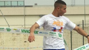 Uno dei vincitori delle gare nel carcere di Monza