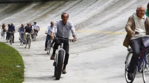 In bici all’autodromo di Monza