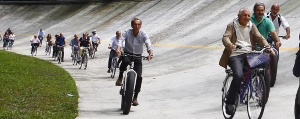 In bici all’autodromo di Monza