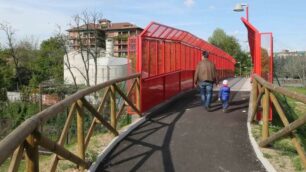 Monza, passerella ciclopedonale in viale Elvezia