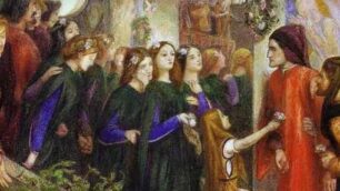 "Dante incontra Beatrice" nel dipinto di Dante Gabriele Rossetti
