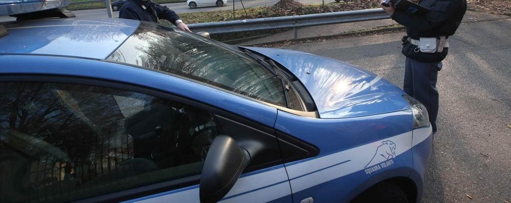 Una pattuglia della polizia di Monza