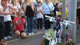 In ricordo di Matteo Trenti era stata anche portata a Monza una ghost bike