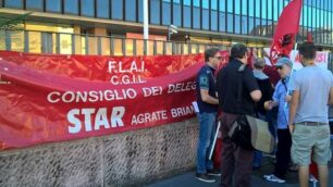 Protesta alla Star di Agrate