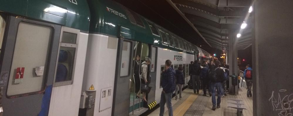 Un convoglio di Trenord