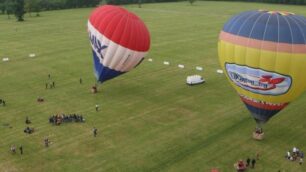 Le mongolfiere al Mirabello di Monza