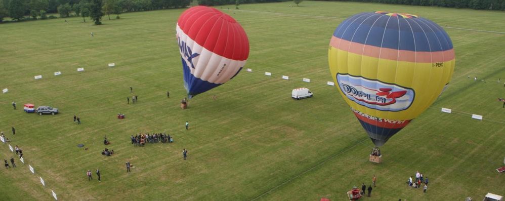 Le mongolfiere al Mirabello di Monza