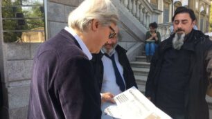 Vittorio Sgarbi in Villa Reale per Caravaggio