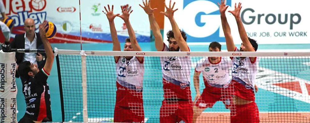 Volley, il muro del Gi Group Team Monza contro Molfetta