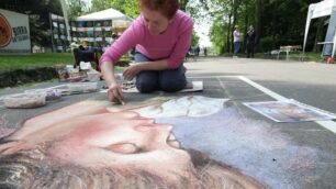 Monza, madonnari ai Boschetti reali