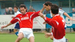 Calcio, Marco Zaffaroni quando era giocatore del Monza