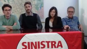 Cesano Maderno, dimissioni Bevacqua (secondo da sinistra)- foto Cristina Marzorati