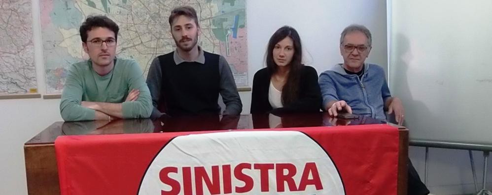 Cesano Maderno, dimissioni Bevacqua (secondo da sinistra)- foto Cristina Marzorati