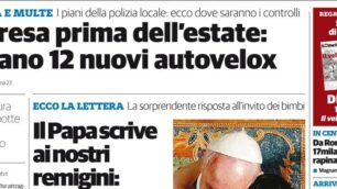 La prima pagina del Cittadino di giovedì 26 maggio 2016