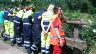 Lentate sul Seveso: l’esercitazione con simulazione di esondazione del Seveso - foto Cristina Marzorati