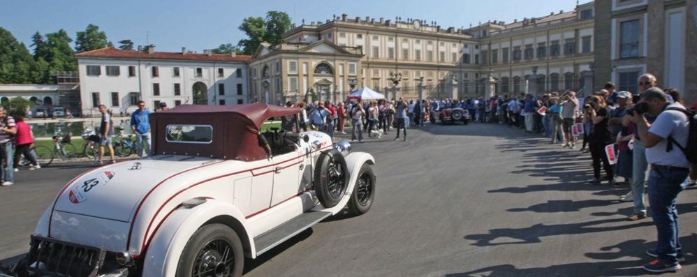 radaelli Monza 1000 miglia Passaggio da Monza e prove in autodromo