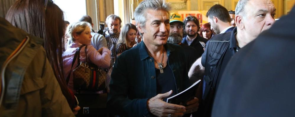 Monza, la conferenza stampa di presentazione del  concerto di Ligabue