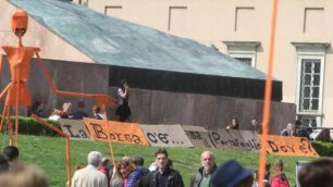 Monza, il liceo Valentini in piazza per il futuro dell’ex Borsa
