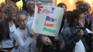 I tifosi alla partenza dall’arengario