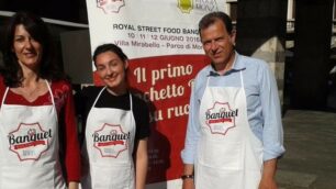 Nella foto gli organizzatori Lamberto Rubini, Silvia Gualano e Stefania Caccaveri