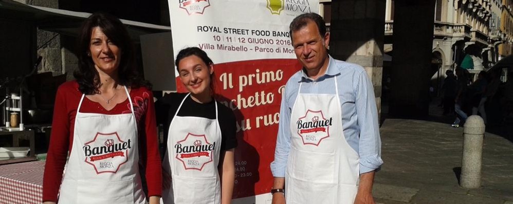 Nella foto gli organizzatori Lamberto Rubini, Silvia Gualano e Stefania Caccaveri