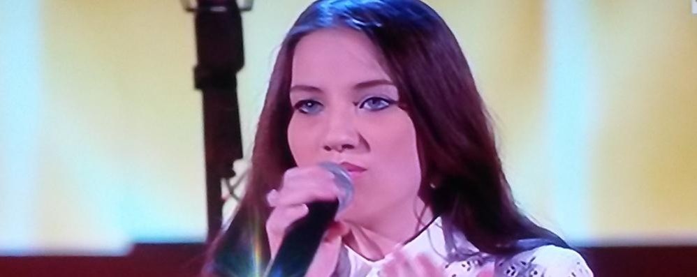 Beatrice Ferrantino a The Voice 2016 - Foto Taglia