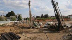 Monza, scavi per la Sp6 in via Boito