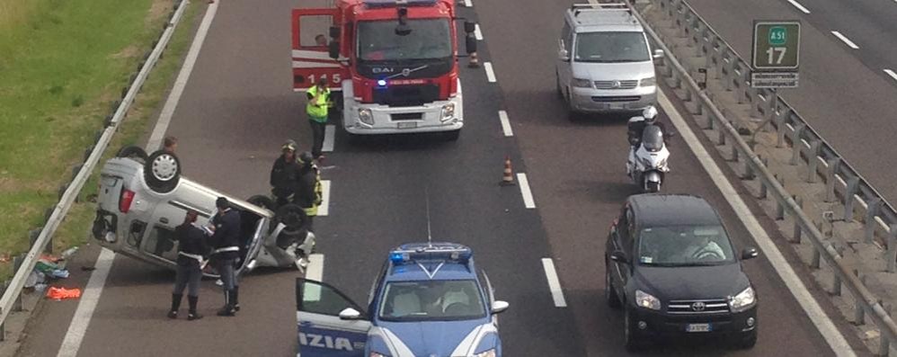 incidente in tangenziale Est