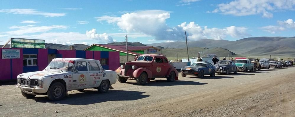 Il Portello alla Pechino-Parigi 2016: il trasferimento della carovana dalla Mongolia alla Russia - foto Portello