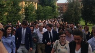 Amministrative 2016: folla per Vittorio Sgarbi ad Arcore - foto Pinoia