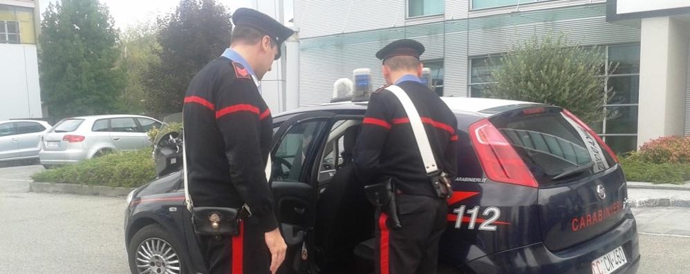 Un controllo dei carabinieri