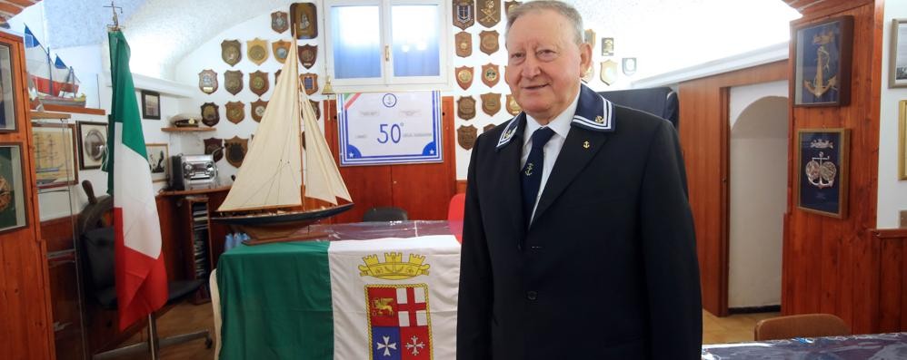 Giuseppe Bazza, presidente Associazione nazionale marinai sezione Monza