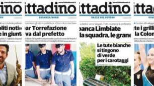 Le prime pagine de il Cittadino in edicola sabato 11 giugno