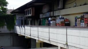 La zona da dove è partito l’incendio