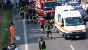 Un incidente sulla Milano Meda
