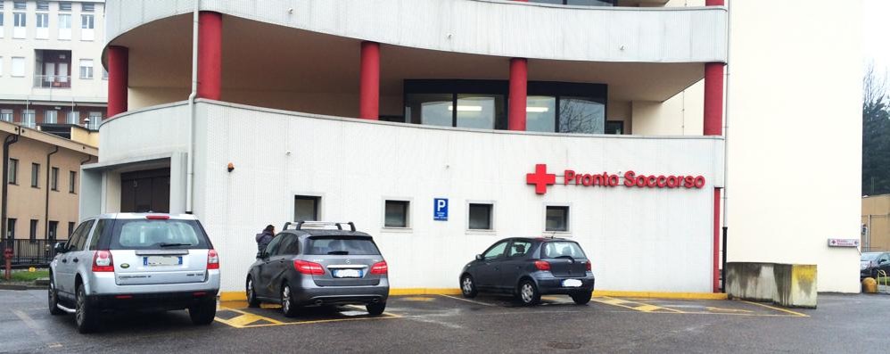 I parcheggi del pronto soccorso del Mandic di Merate