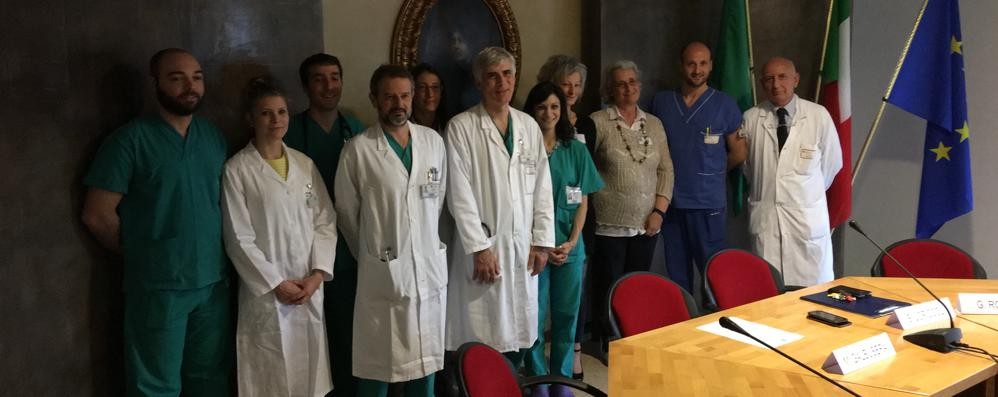 Monza, l’equipe dell’ospedale San Gerardo