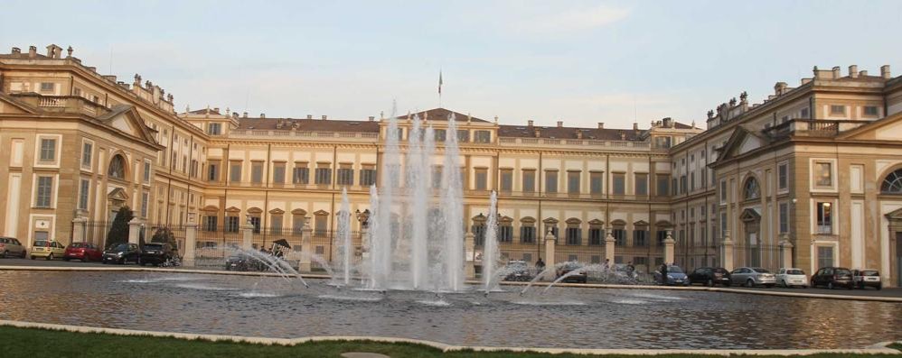 L’ingresso della Villa reale