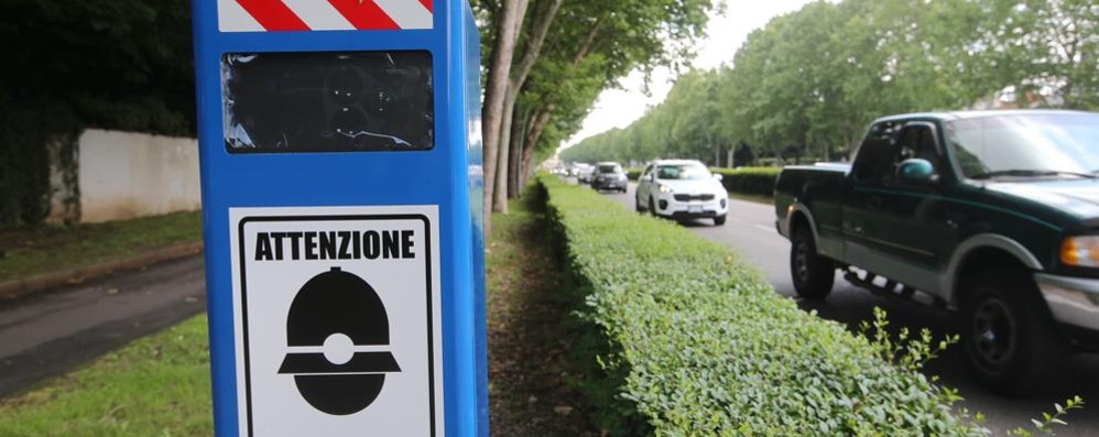 Monza, l’autovelox viale Cesare Battisti