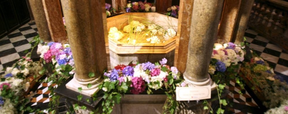 Monza, altari fioriti per San Giovanni in Duomo