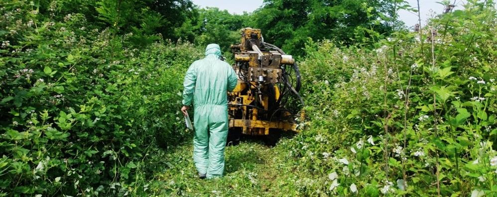 Cesano Maderno, i carotaggi per Pedemontana - foto Marzorati