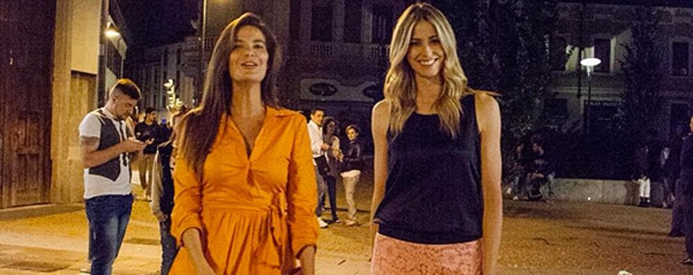Ilaria Spada e Elena Santarelli a Seregno dal profilo Instagram @elenasantarelli