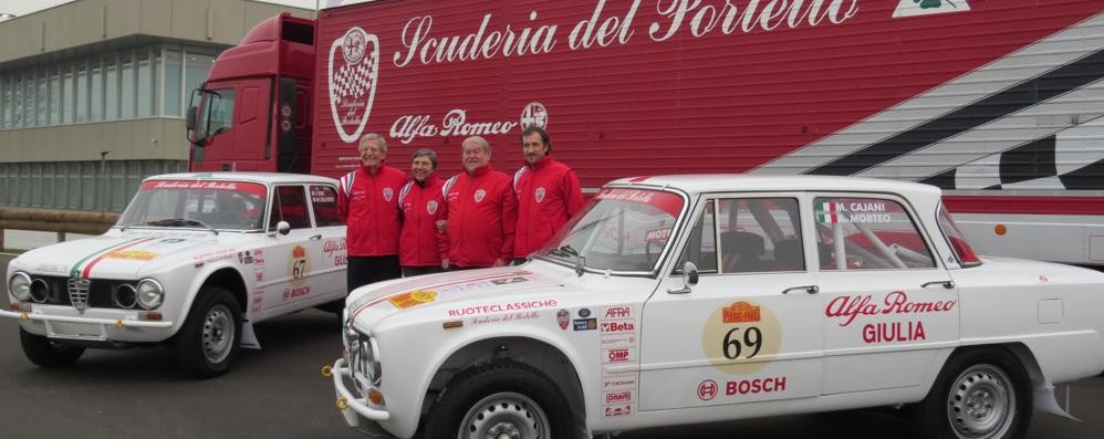 I due equipaggi della scuderia del Portello alla Pechino-Parigi - foto Volonterio