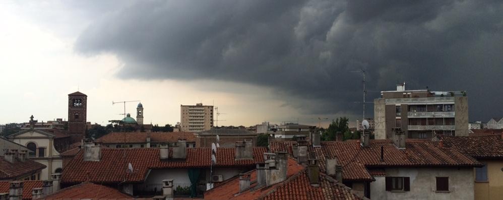 Un temporale in arrivo su Monza