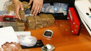 La droga sequestrata a Concorezzo e Brugherio