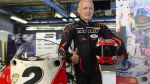 Monza, il campione di motociclismo Fabrizio Pirovano