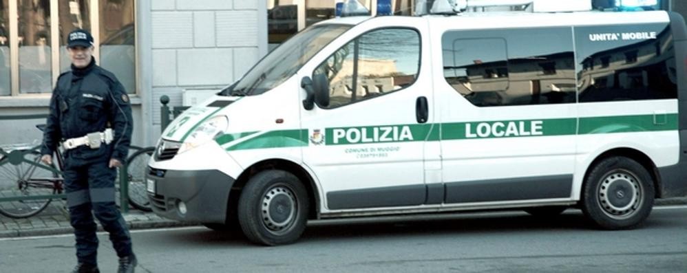 La polizia locale di Muggiò