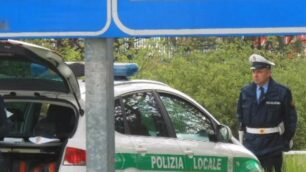 Una pattuglia della polizia locale