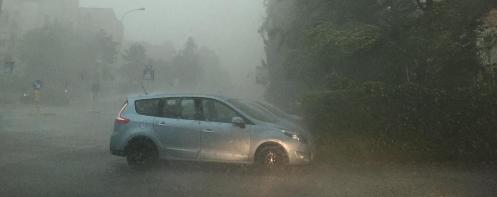 Il maltempo ha colpito Monza: ecco il nubifragio